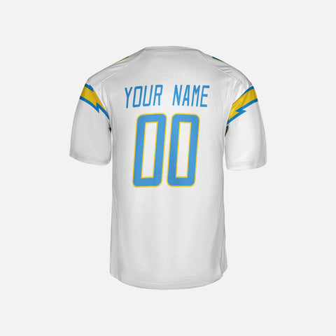 Personalized Los Angeles Fan White Football Jersey – Custom Name & Number
