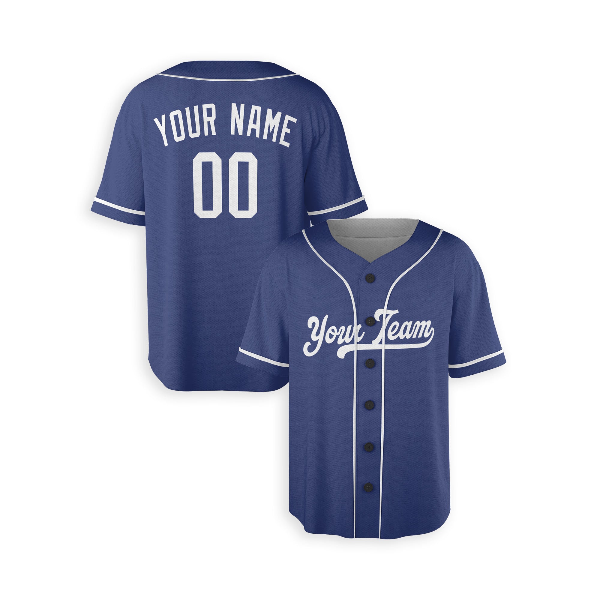 Personalized Los Angeles Fan Royal Baseball Jersey – City Style Custom Name & Number