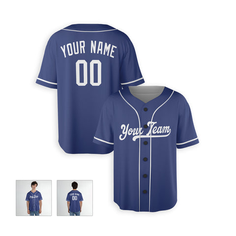 Personalized Los Angeles Fan Royal Baseball Jersey – City Style Custom Name & Number