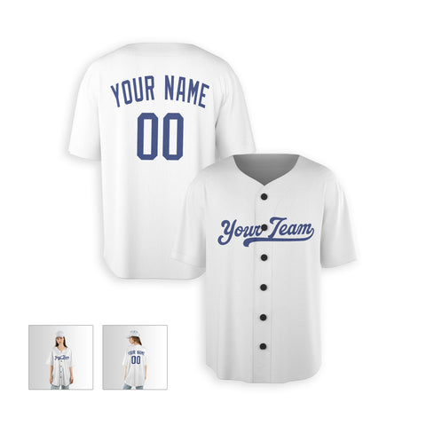 Personalized Los Angeles Fan White Baseball Jersey – Home Style Custom Name & Number