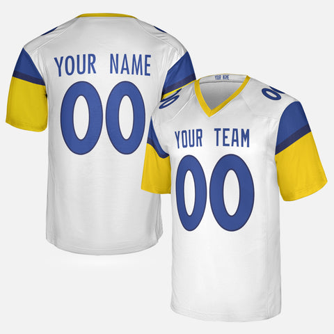 Personalized Los Angeles Fan White Football Jersey – Alternate Style Custom Name & Number