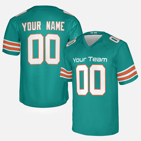 Personalized South Florida Fan Aqua Football Jersey – Alternate Style Custom Name & Number