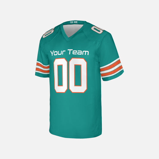 Personalized South Florida Fan Aqua Football Jersey – Alternate Style Custom Name & Number