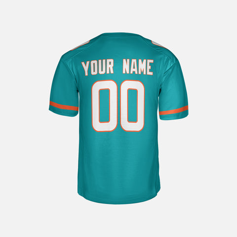 Personalized South Florida Fan Aqua Football Jersey – Custom Name & Number