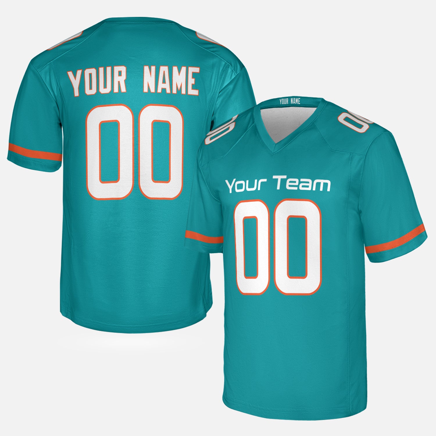 Personalized South Florida Fan Aqua Football Jersey – Custom Name & Number