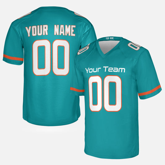 Personalized South Florida Fan Aqua Football Jersey – Custom Name & Number