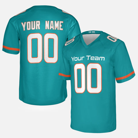 Personalized South Florida Fan Aqua Football Jersey – Custom Name & Number