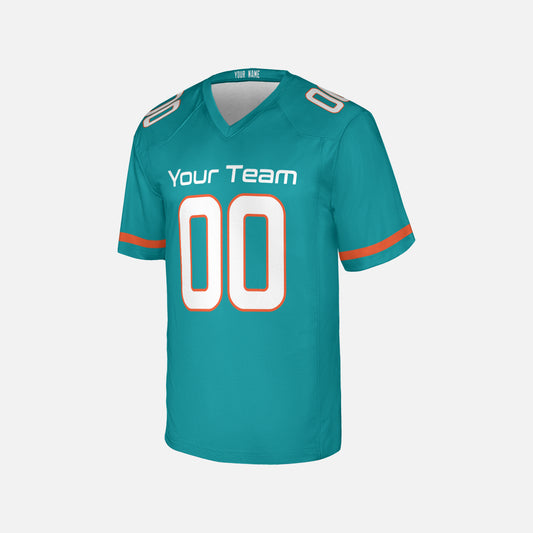 Personalized South Florida Fan Aqua Football Jersey – Custom Name & Number