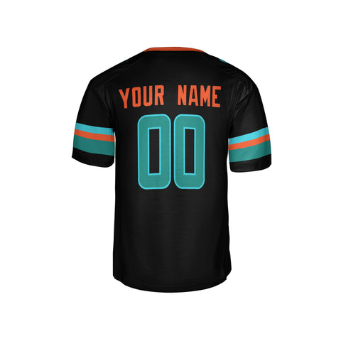 Personalized Miami Dolphins Black 2025 Rivalries Collection Football Jersey – Custom Name & Number