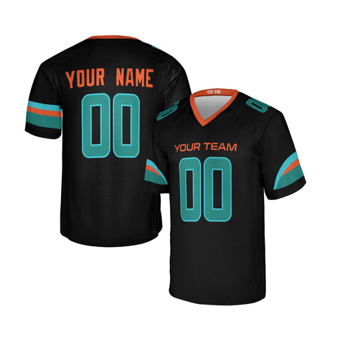 Personalized Miami Dolphins Black 2025 Rivalries Collection Football Jersey – Custom Name & Number