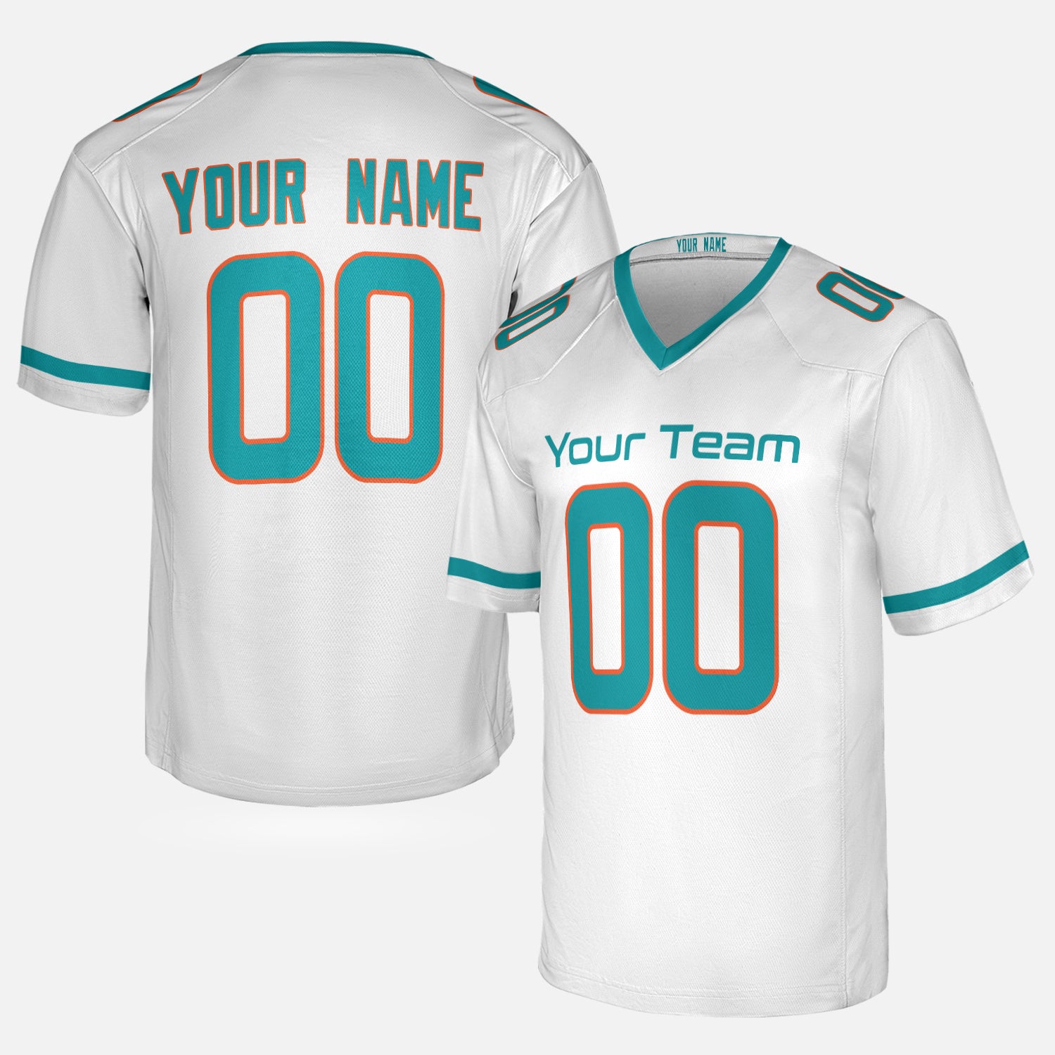 Personalized South Florida Fan White Football Jersey – Custom Name & Number