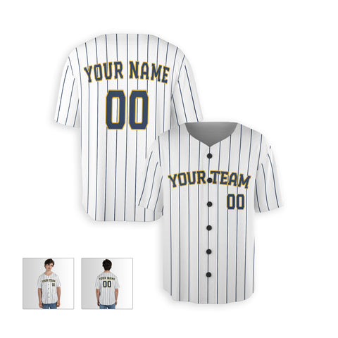 Personalized Milwaukee Fan White Baseball Jersey – Alternate Style Custom Name & Number
