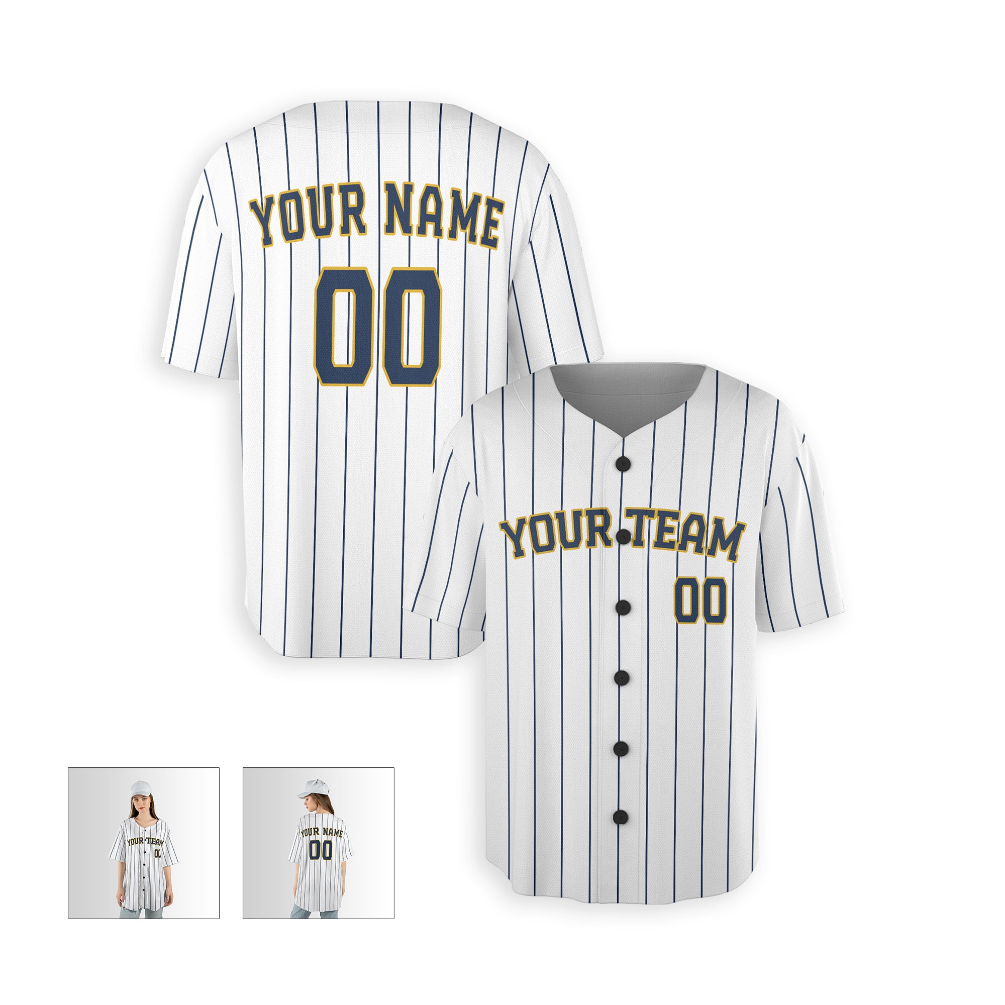 Personalized Milwaukee Fan White Baseball Jersey – Alternate Style Custom Name & Number