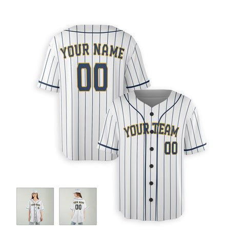 Personalized Milwaukee Fan White Baseball Jersey – Alternate Style Custom Name & Number