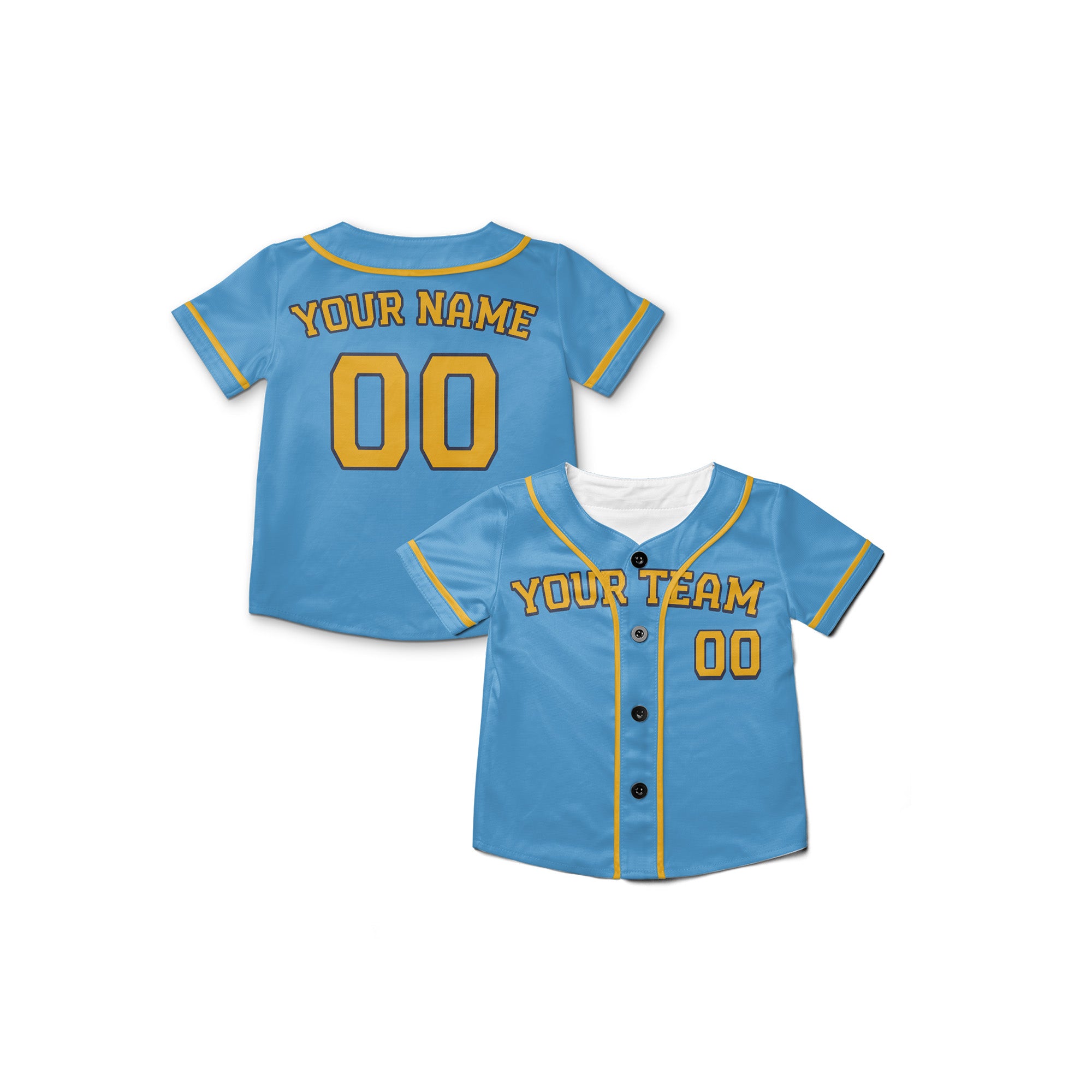 Personalized Milwaukee Fan Sky Blue Baseball Jersey – City Style Custom Name & Number