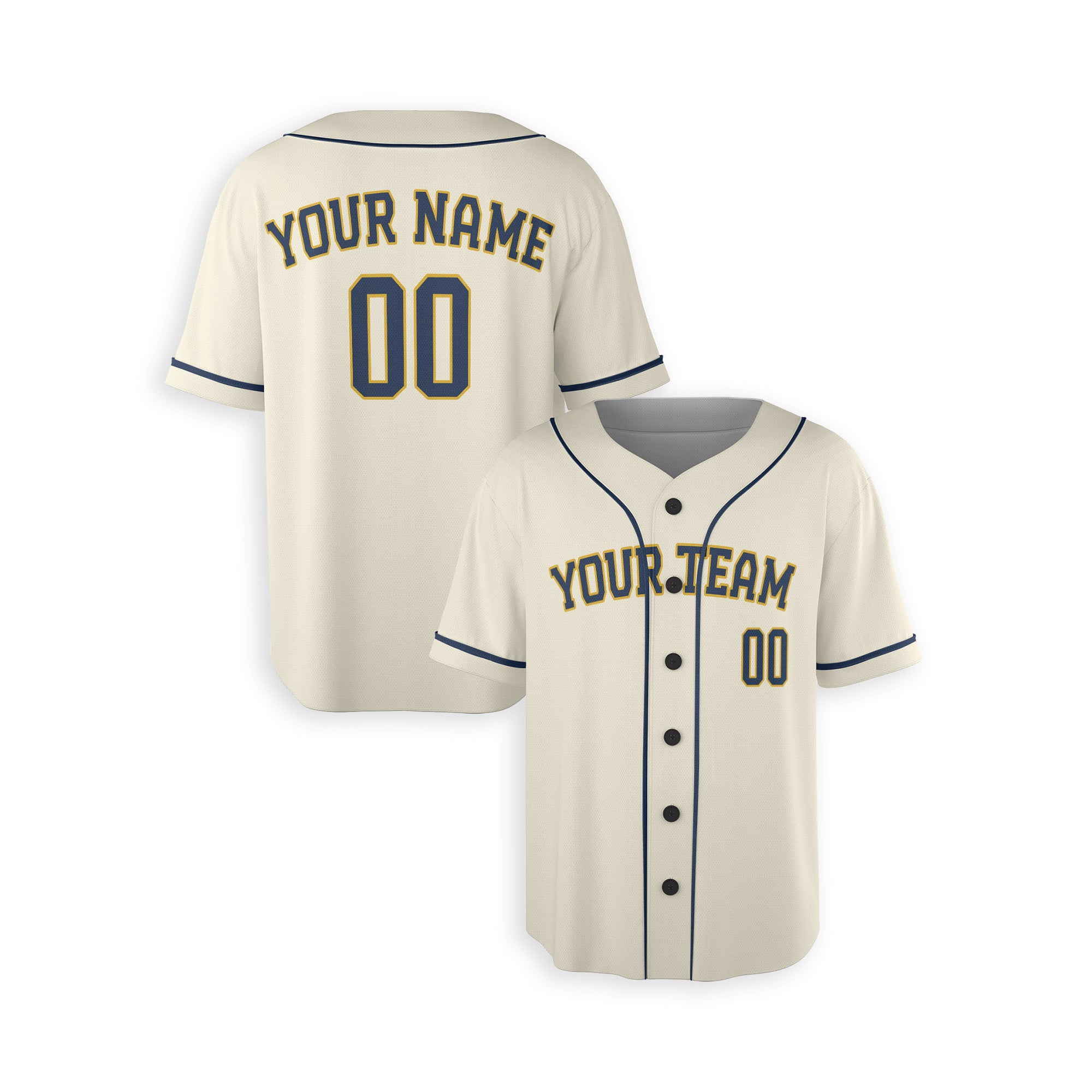 Personalized Milwaukee Fan Cream Baseball Jersey – Home Style Custom Name & Number