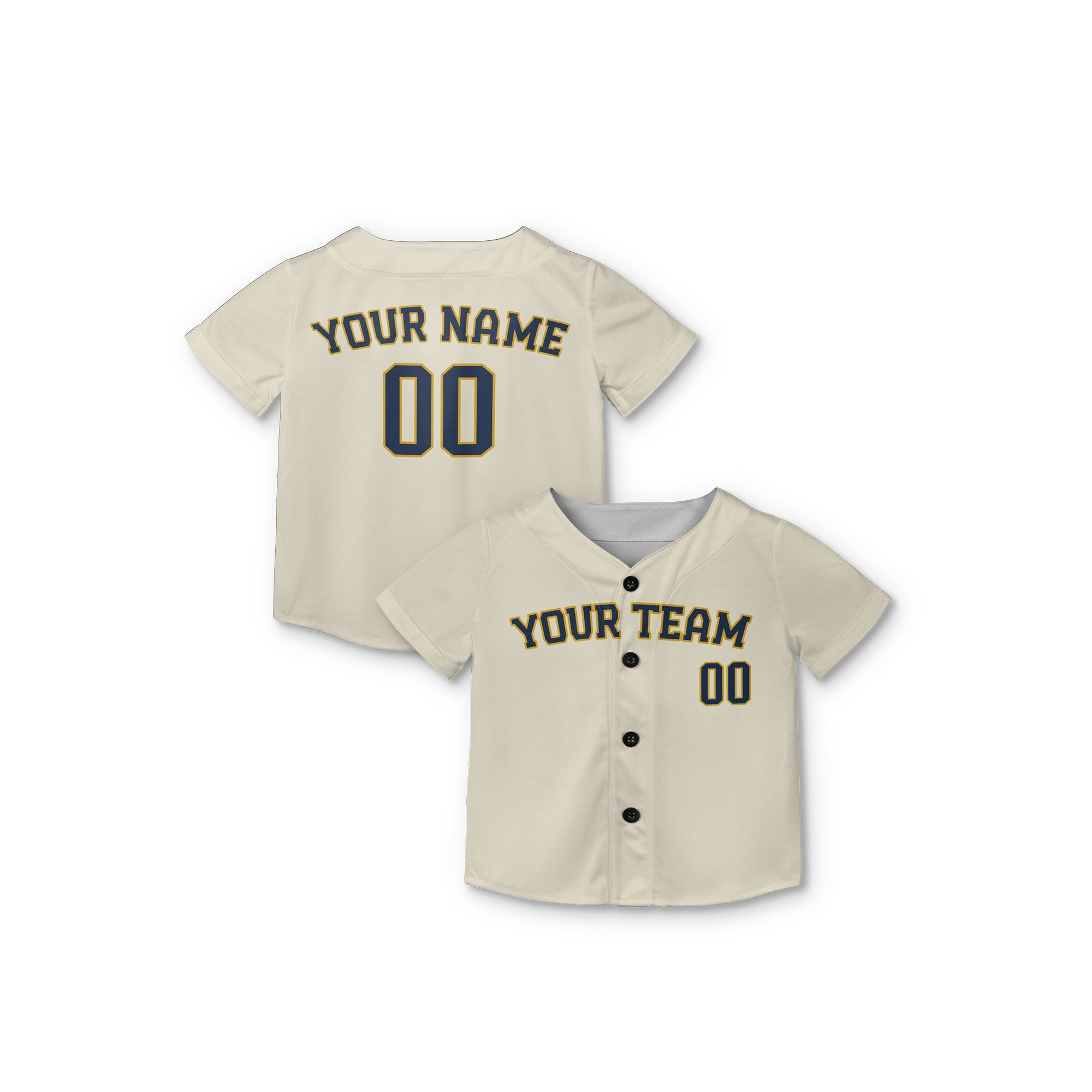 Personalized Milwaukee Fan Cream Baseball Jersey – Home Style Custom Name & Number