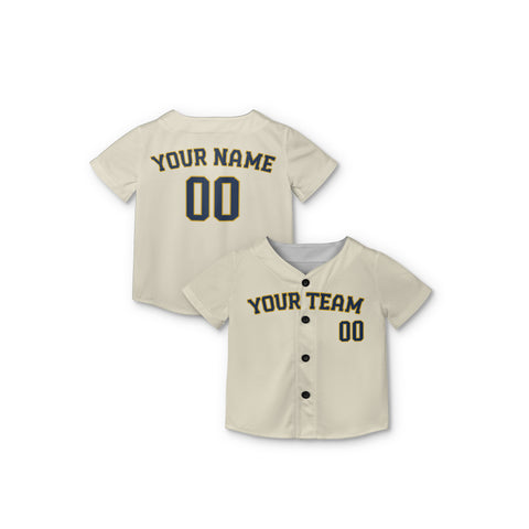 Personalized Milwaukee Fan Cream Baseball Jersey – Home Style Custom Name & Number
