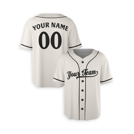 Personalized Minnesota Fan Cream Baseball Jersey – Alternate Style Custom Name & Number