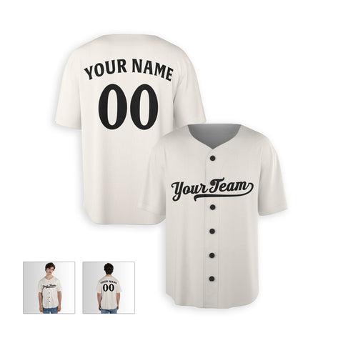 Personalized Minnesota Fan Cream Baseball Jersey – Alternate Style Custom Name & Number
