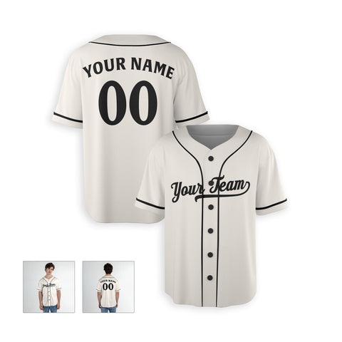 Personalized Minnesota Fan Cream Baseball Jersey – Alternate Style Custom Name & Number