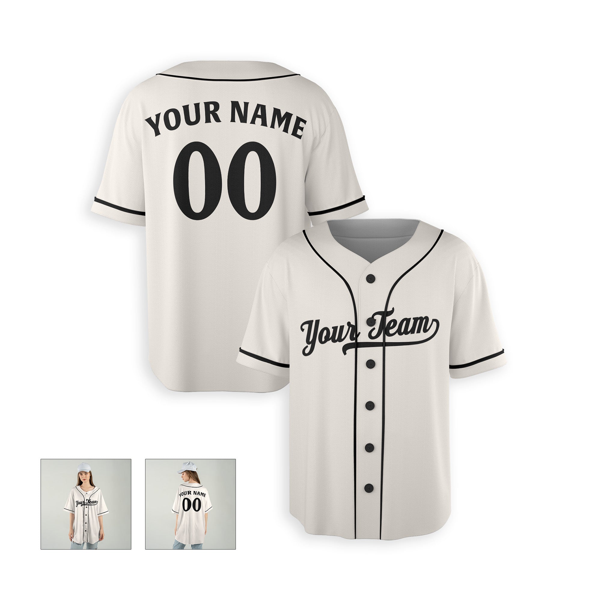 Personalized Minnesota Fan Cream Baseball Jersey – Alternate Style Custom Name & Number