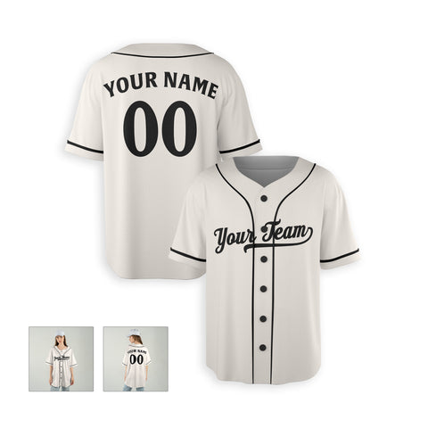 Personalized Minnesota Fan Cream Baseball Jersey – Alternate Style Custom Name & Number