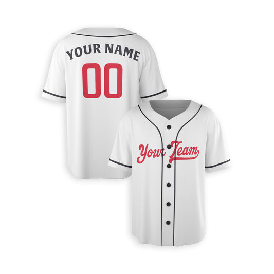 Personalized Minnesota Fan White Baseball Jersey – Home Style Custom Name & Number