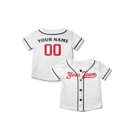Personalized Minnesota Fan White Baseball Jersey – Home Style Custom Name & Number