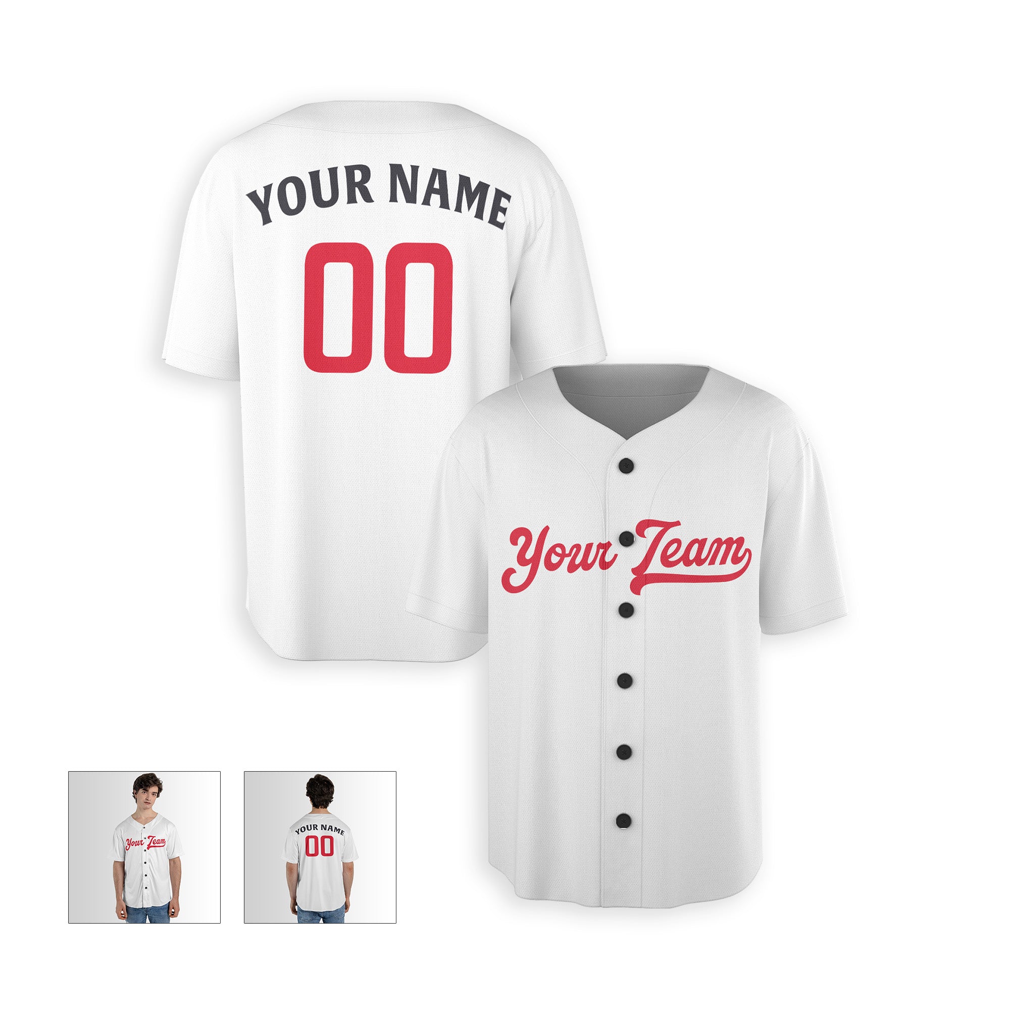 Personalized Minnesota Fan White Baseball Jersey – Home Style Custom Name & Number