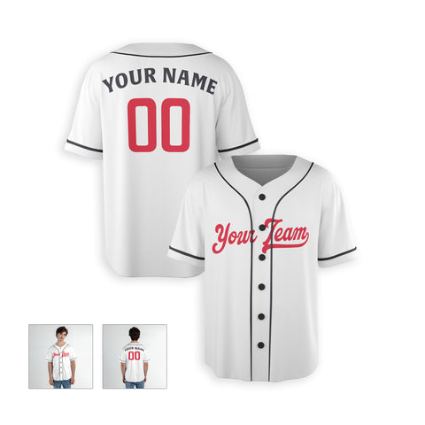 Personalized Minnesota Fan White Baseball Jersey – Home Style Custom Name & Number