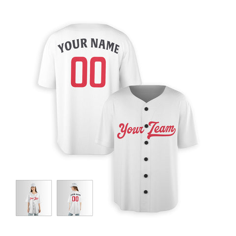 Personalized Minnesota Fan White Baseball Jersey – Home Style Custom Name & Number