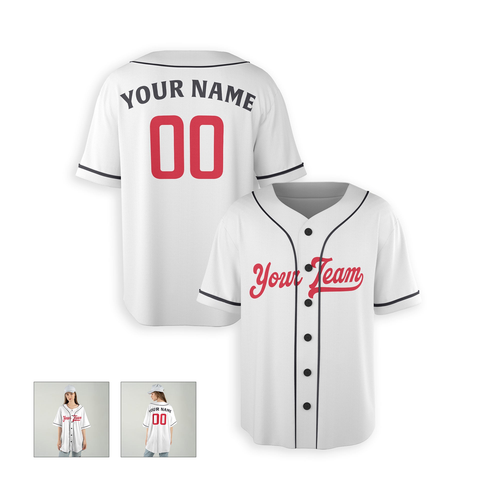 Personalized Minnesota Fan White Baseball Jersey – Home Style Custom Name & Number