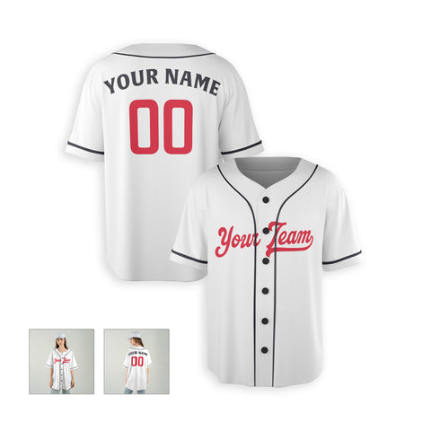 Personalized Minnesota Fan White Baseball Jersey – Home Style Custom Name & Number