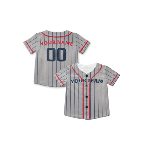 Personalized Minnesota Fan Gray Baseball Jersey – Road Style Custom Name & Number