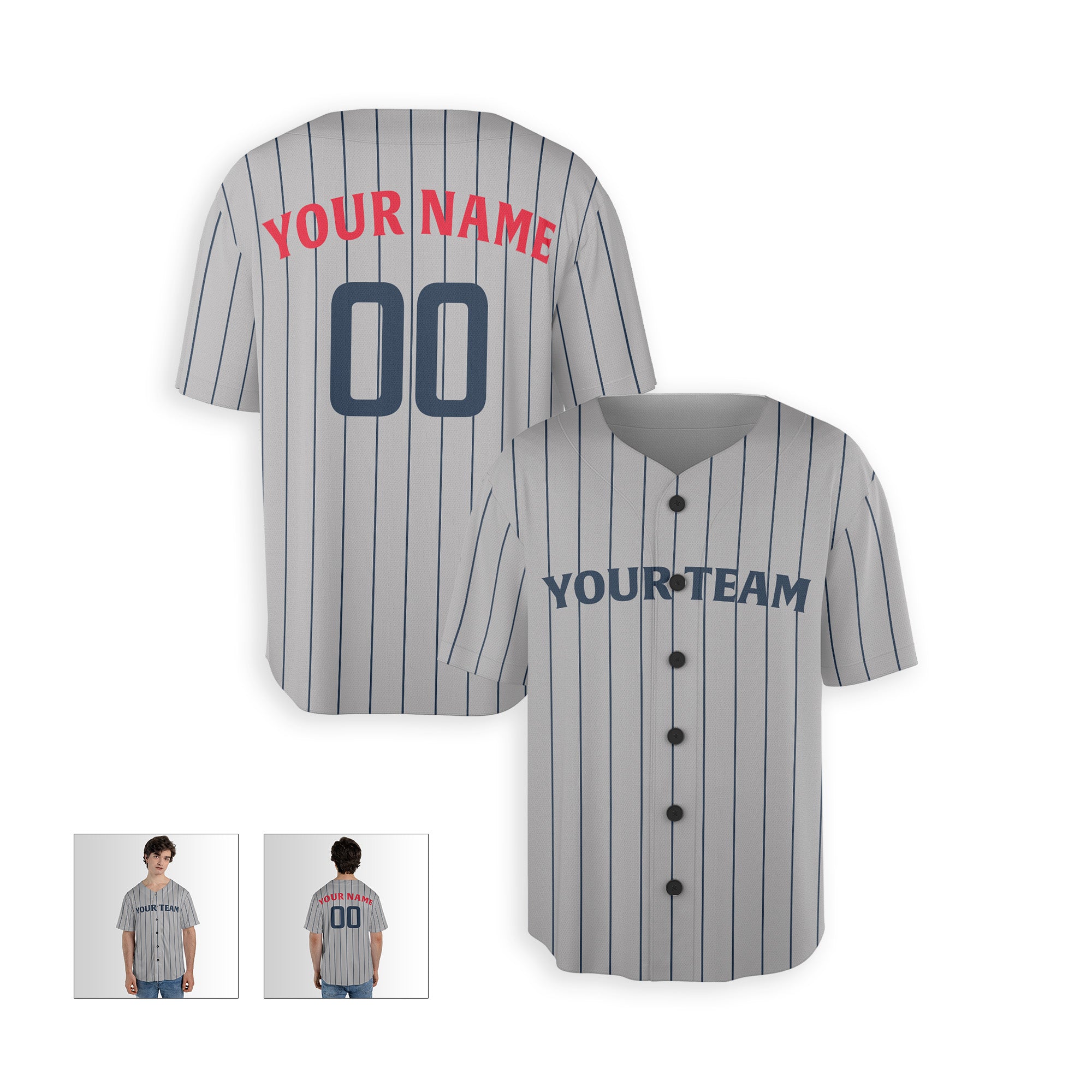 Personalized Minnesota Fan Gray Baseball Jersey – Road Style Custom Name & Number