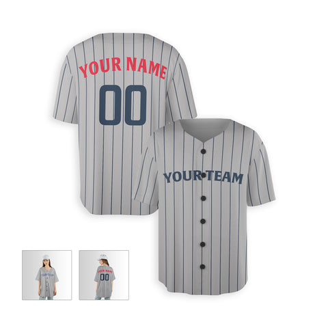 Personalized Minnesota Fan Gray Baseball Jersey – Road Style Custom Name & Number