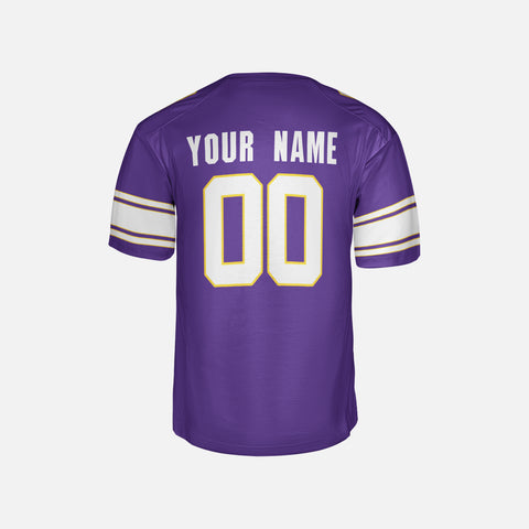 Personalized Minnesota Fan Purple Football Jersey – Classic Style Custom Name & Number