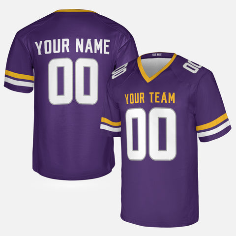 Personalized Minnesota Fan Purple Football Jersey – Custom Name & Number