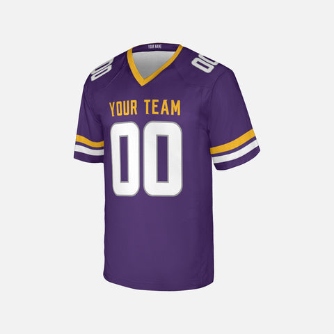 Personalized Minnesota Fan Purple Football Jersey – Custom Name & Number