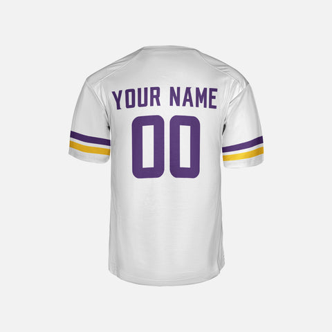 Personalized Minnesota Fan White Football Jersey – Custom Name & Number