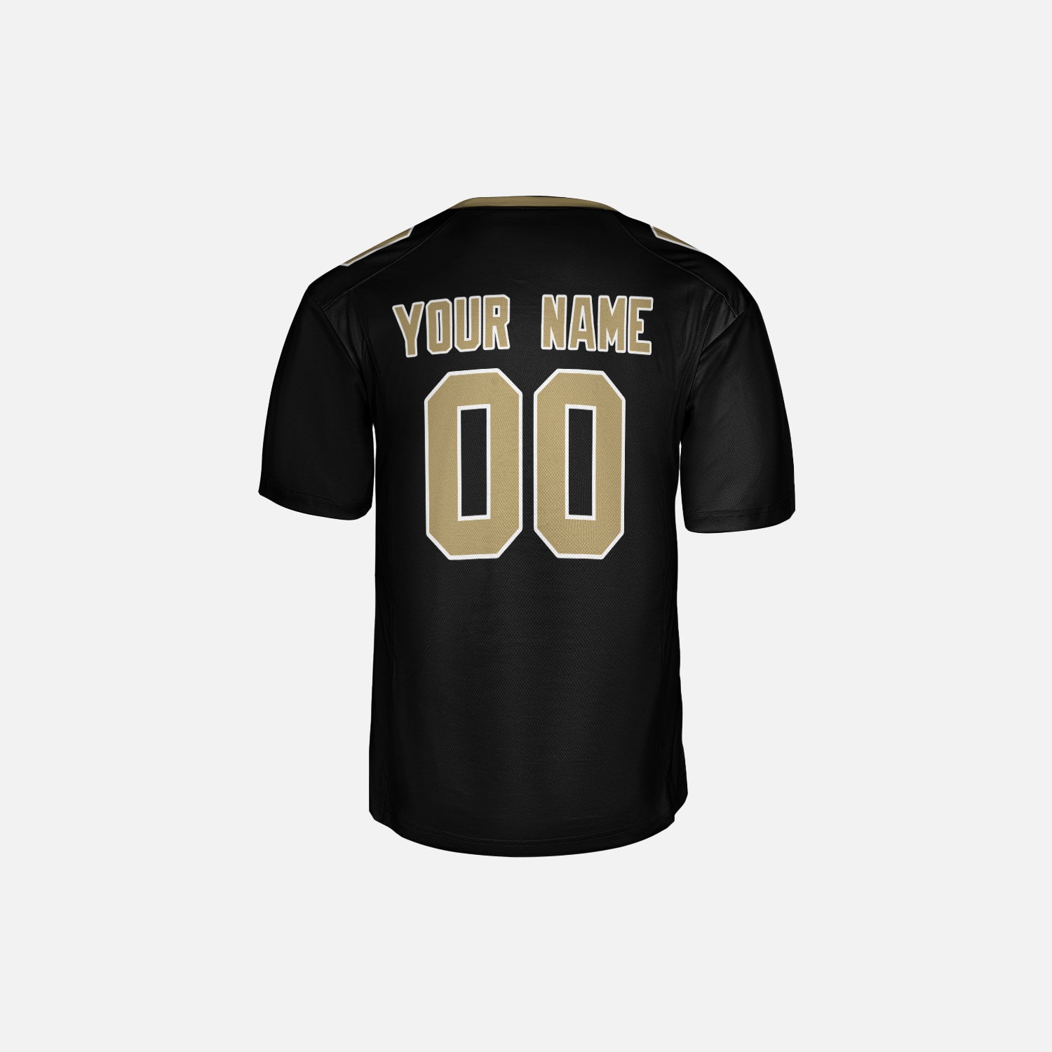 Personalized New Orleans Fan Black Football Jersey – Custom Name & Number