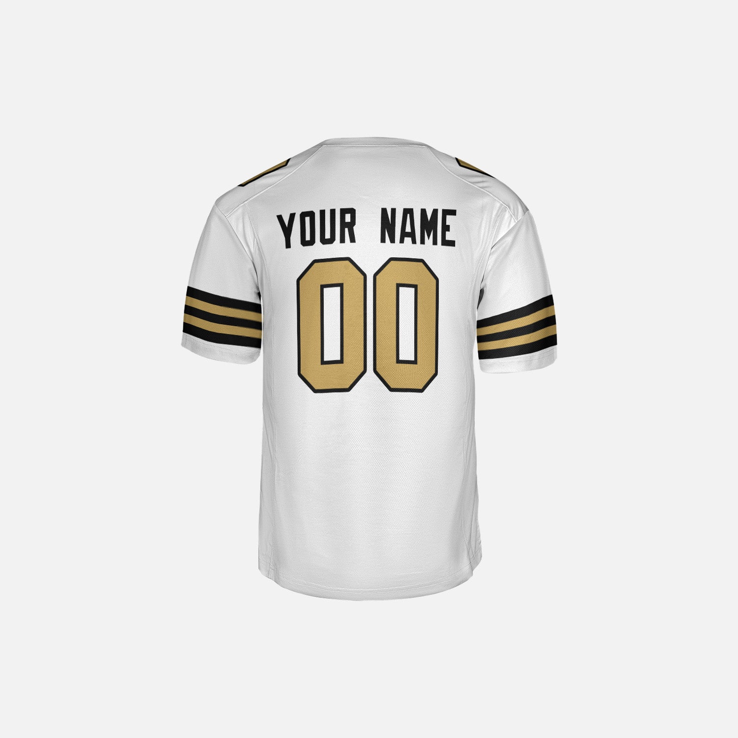 Personalized New Orleans Fan White Football Jersey – Alternate Style Custom Name & Number