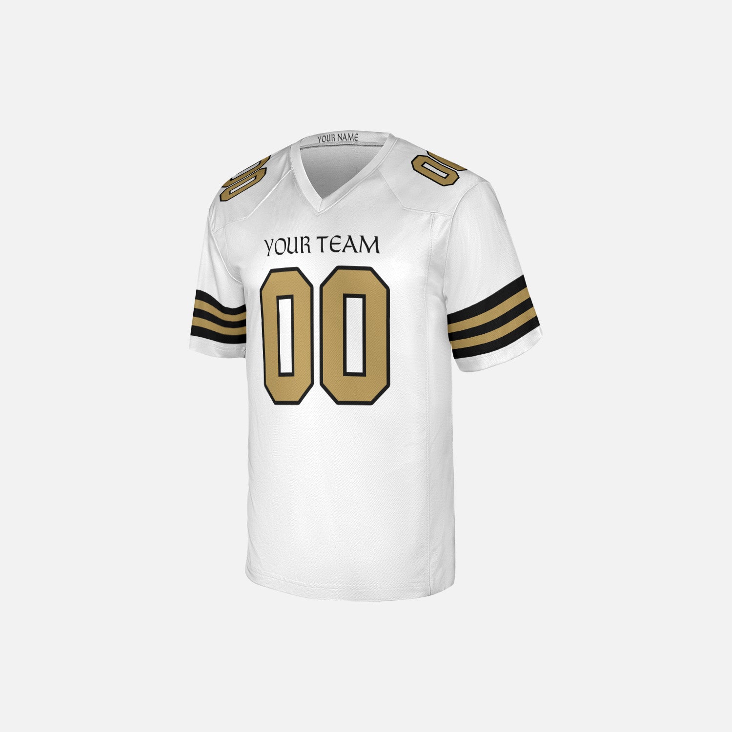 Personalized New Orleans Fan White Football Jersey – Alternate Style Custom Name & Number