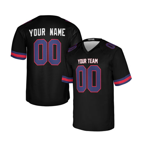 Personalized New York Giants Black Fashion Game Football Jersey – Custom Name & Number