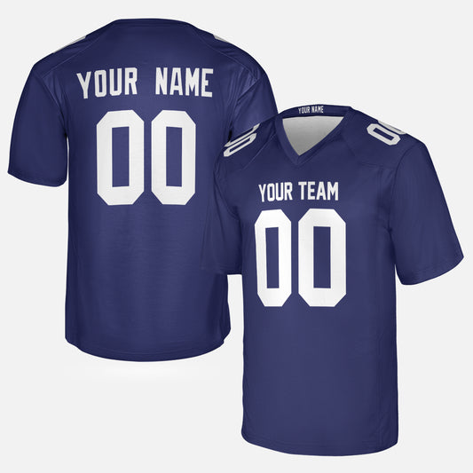 Personalized New York Fan Royal Football Jersey – Custom Name & Number