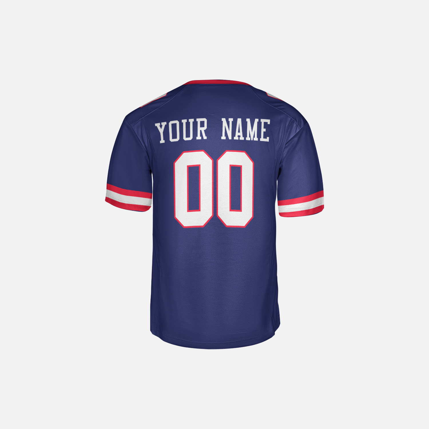 Personalized New York Fan Royal Football Jersey – Classic Style Custom Name & Number