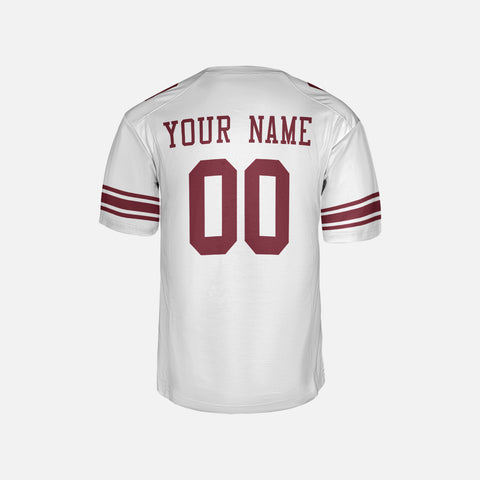 Personalized New York Fan White Football Jersey – Custom Name & Number