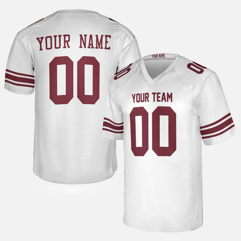 Personalized New York Fan White Football Jersey – Custom Name & Number