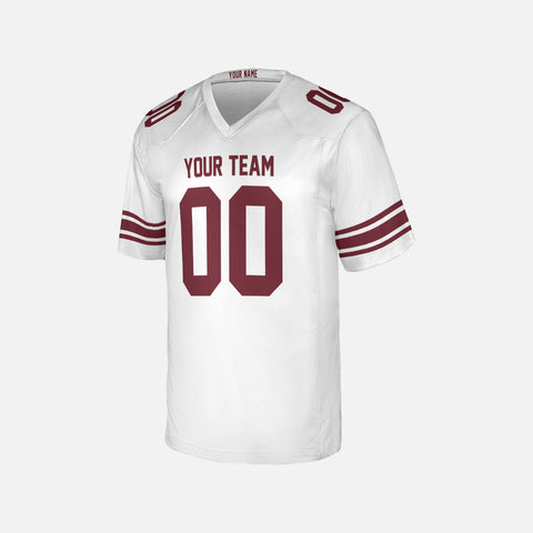 Personalized New York Fan White Football Jersey – Custom Name & Number